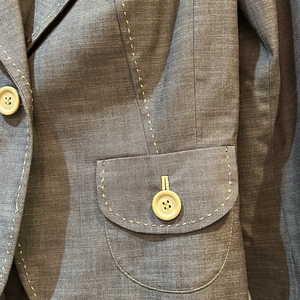 Ann Taylor Loft light weight summer suit. Like new with lots of detail.